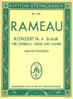 Konzert 4 B-Dur für Violine, Viola da Gamba und Cembalo 