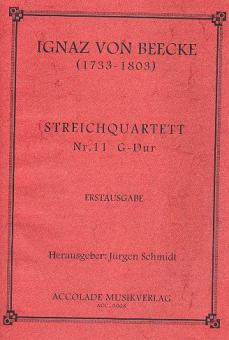 Quartett 11 G-Dur 