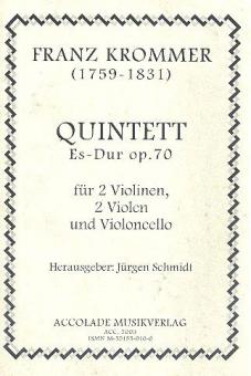Quintett Es-Dur Op. 70 