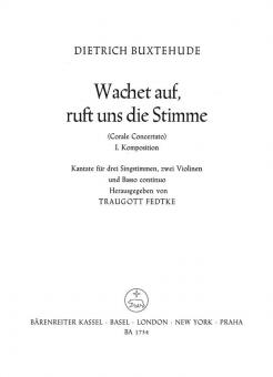 Wachet auf, ruft uns die Stimme Standard
