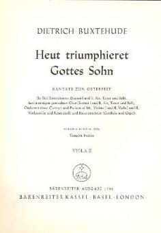 Heut triumphieret Gottes Sohn 