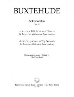 Herr, nun lässest du deinen Diener Standard