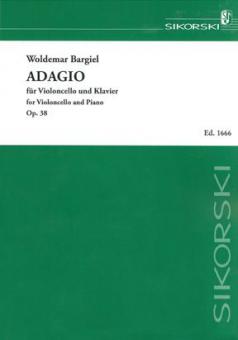 Adagio für Violoncello und Klavier op. 38 