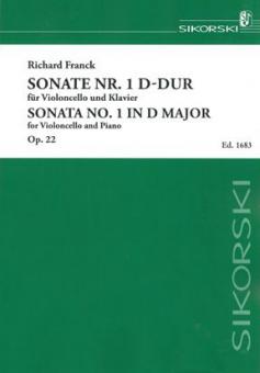 Sonate Nr. 1 für Violoncello und Klavier 