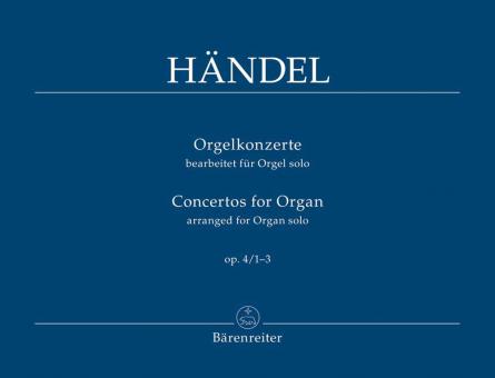 Orgelkonzerte op. 4 Heft 1 