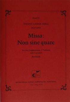 Missa: Non sine quare 