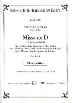 Missa ex D 