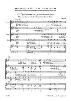 Passionsmotetten SWV 56-60 Standard