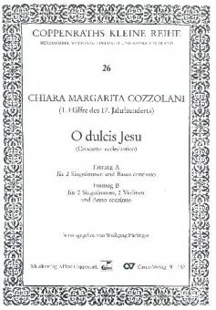 O dulcis Jesu (Concerto ecclesiastico) 