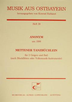 Mettener Tanzbüchlein 