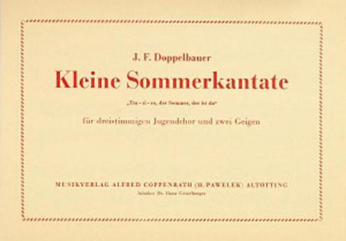 Trariro, der Sommer, der ist do 