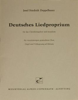 Deutsches Liedproprium für das Christkönigsfest und Jesusfeste 