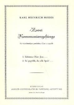 Zwei Kommunionlieder 