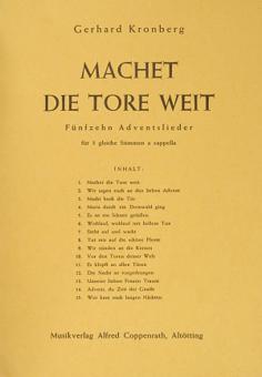 Fünfzehn Adventslieder 