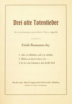 Romanovsky: Drei alte Totenlieder 