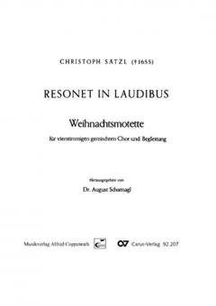 Resonet in laudibus 