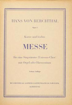 Kurze und leichte Messe 