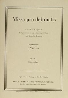 Missa pro defunctis 