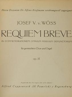 Requiem breve op. 3 f 