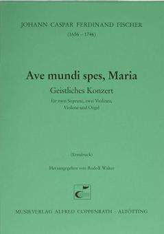 Ave mundi spes, Maria 