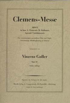 Missa in honorem St. Clementis op. 66 