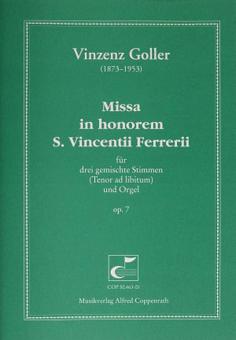 Missa in honorem Sancti Vincentii Ferrerii op. 7 Standard