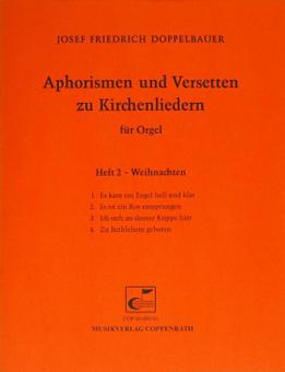 Aphorismen und Versetten zu Kirchenliedern Heft 2 Standard