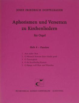 Aphorismen und Versetten zu Kirchenliedern Heft 4 