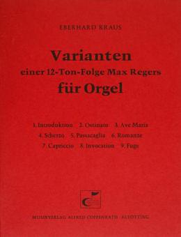 Varianten einer 12-Ton-Folge Max Regers 
