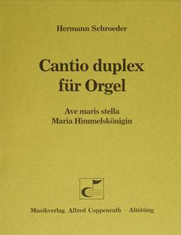 Cantio duplex für Orgel Standard