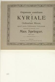 Organum comitans ad Kyriale seu Ordinarium Missae 