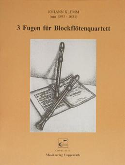 Drei Fugen für Blockflötenquartett 