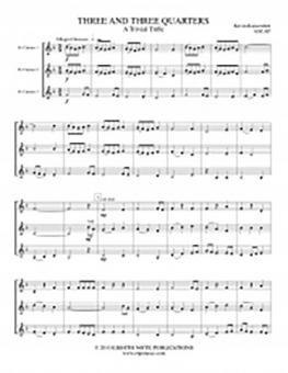 Three And Three Quarters 