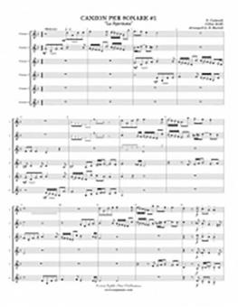 Canzon per Sonare No. 1 (La Spiritata) 