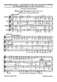 Einer trage des anderen Last 