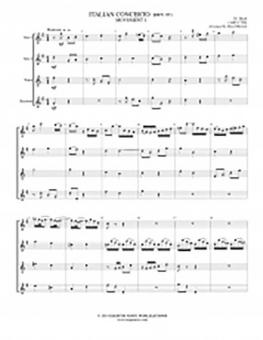 Italienisches Konzert BWV 832 (1. Satz) 
