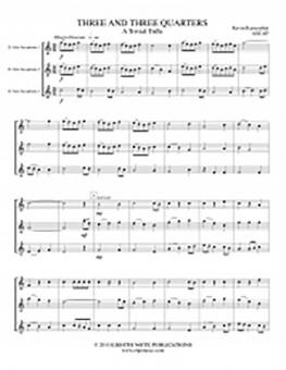 Three and Three Quarters 