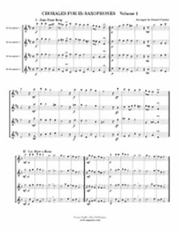 Chorales for E-Flat Saxophones 