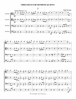 Three Pieces For Trombone Quartet 