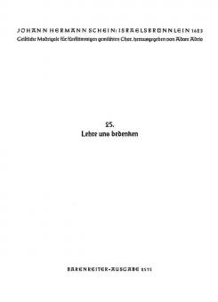 Lehre uns bedenken, dass wir sterben müssen Nr. 25 Standard