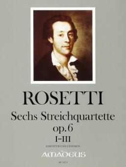 6 Streichquartette RWV D9-D14 op. 6 Band 1 