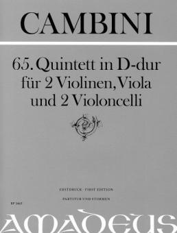 65. Quintett in D-dur 