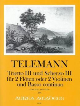 Trietto III und Scherzo III 