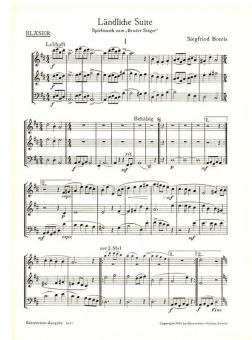 Ländliche Suite nach Volksliedern 