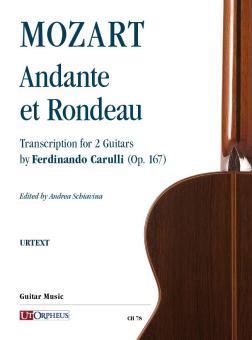 Andante et Rondeau Transcribed By Ferdinando Carulli op. 167 