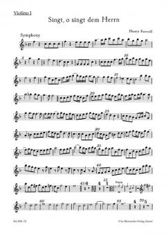 Singt, o singt dem Herrn 