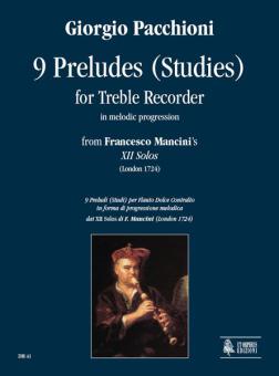9 Preludes (Studies) in melodic progression 