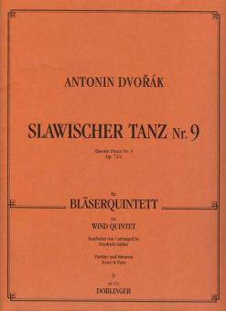 Slawischer Tanz Nr. 9 72/1 für Bläserquintett 