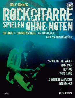 Rockgitarre spielen ohne Noten 