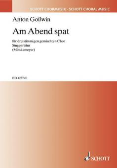 Am Abend spat Standard